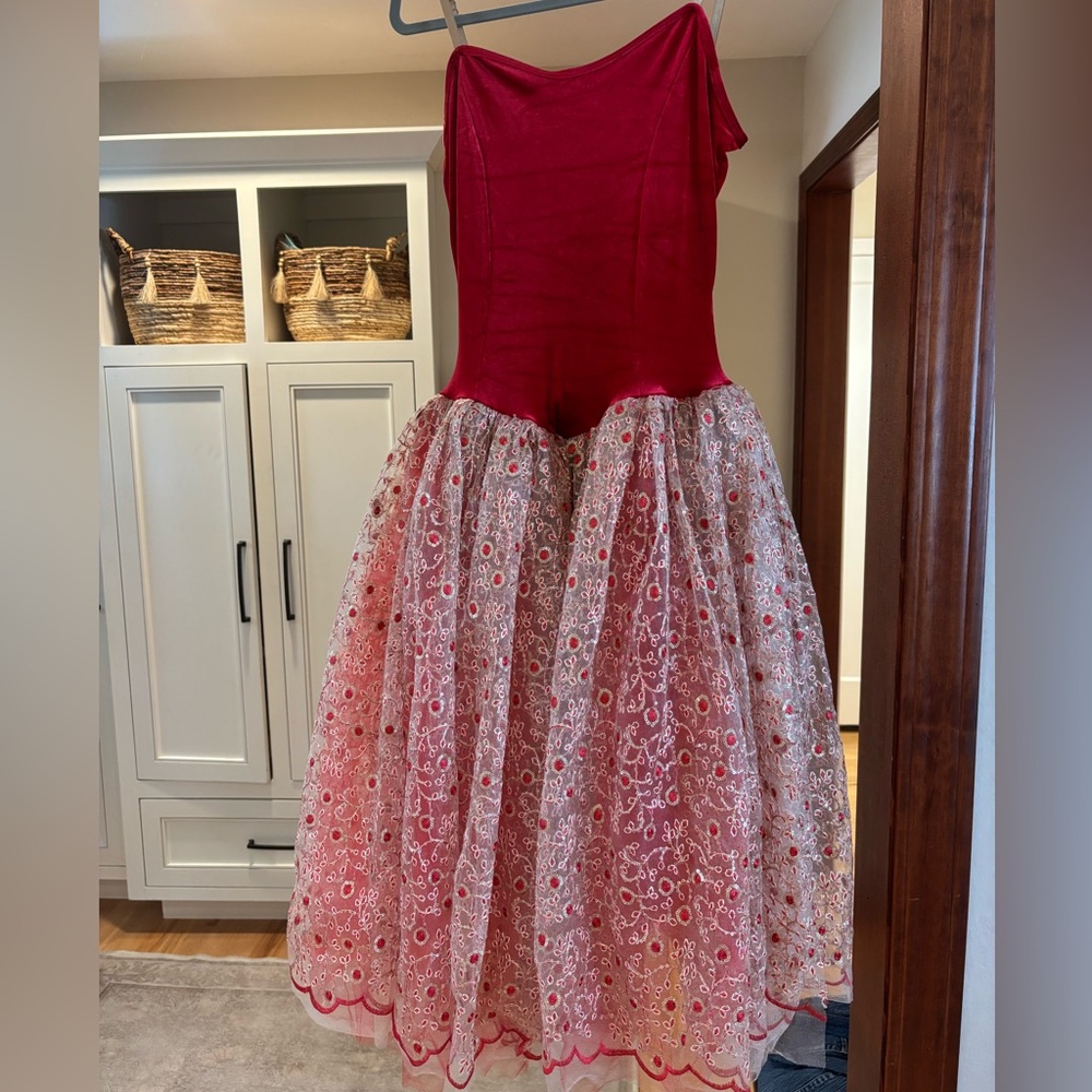 Red and Pink Lace tutu